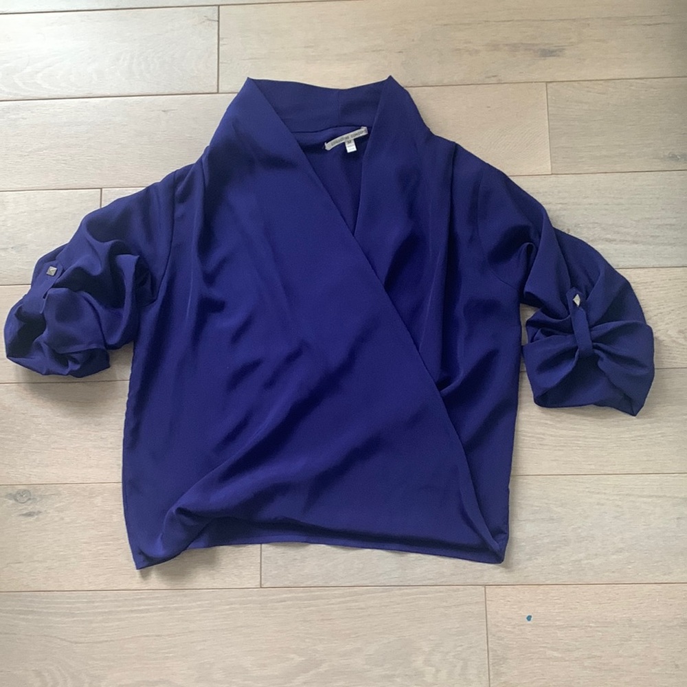 Collective Concepts Wrap Blouse